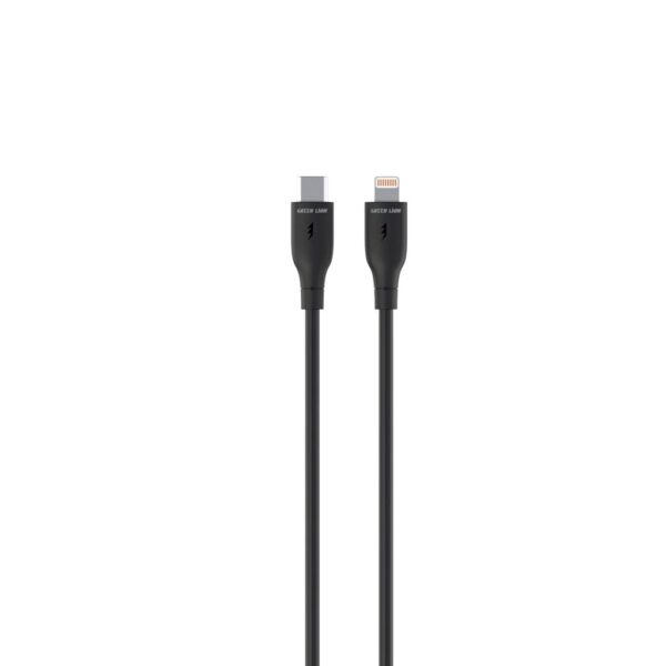 کابل USB-C به لایتنینگ گرین لاین مدل PVC Series توان 27 وات طول 1 متر