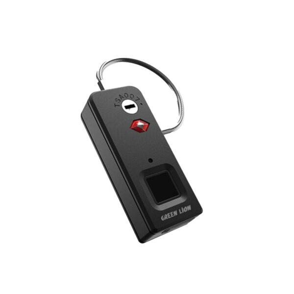 قفل اثرانگشتی کمربندی گرین لاین مدل Mini Fingerprint Padlock