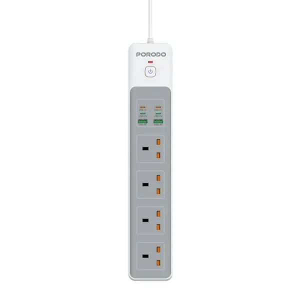 چندراهی با 4 سوکت پرودو مدل 4AC 65W 3000W Power Strip